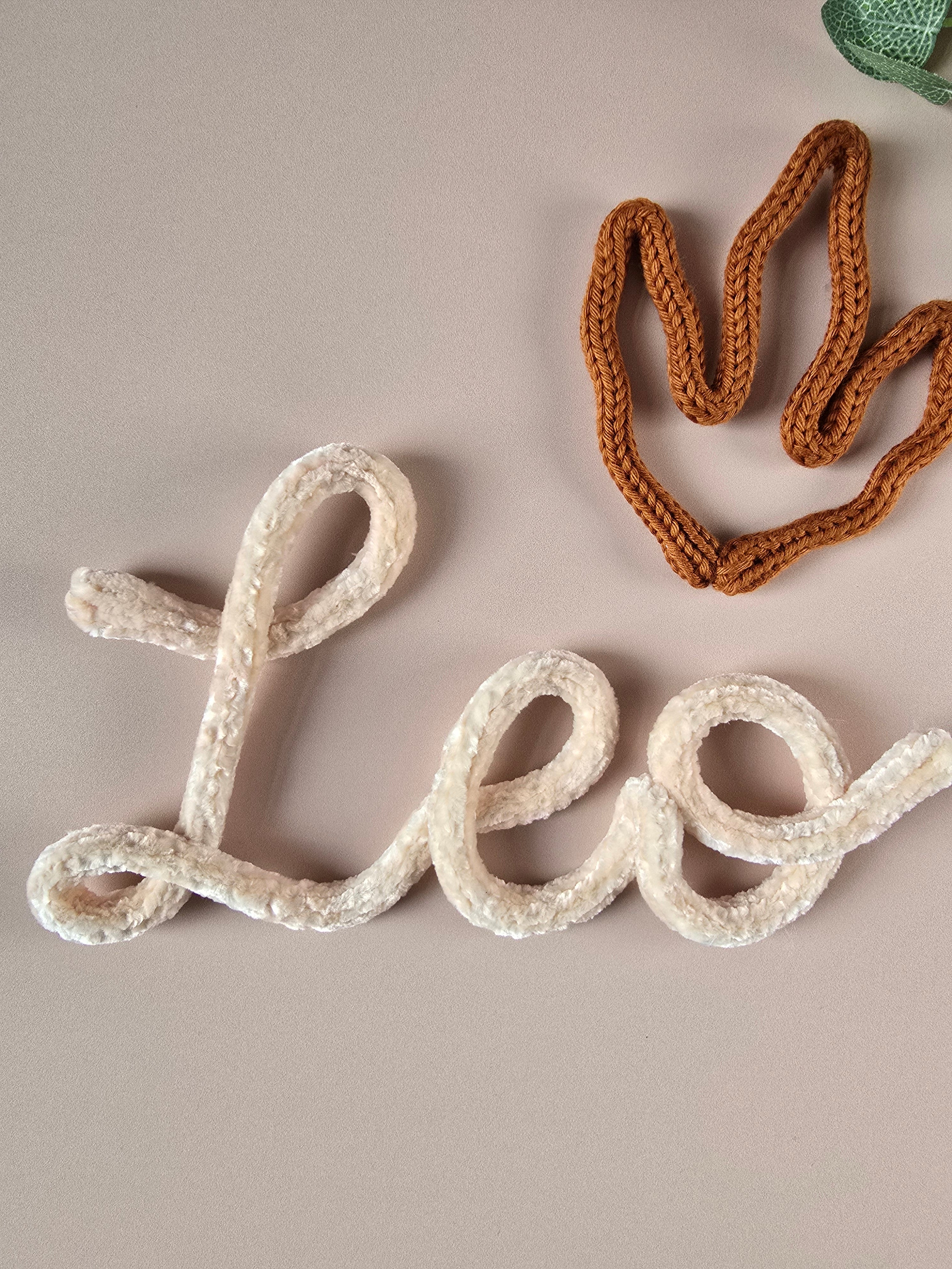 Knitted Wire Dinosaur Wall Decor