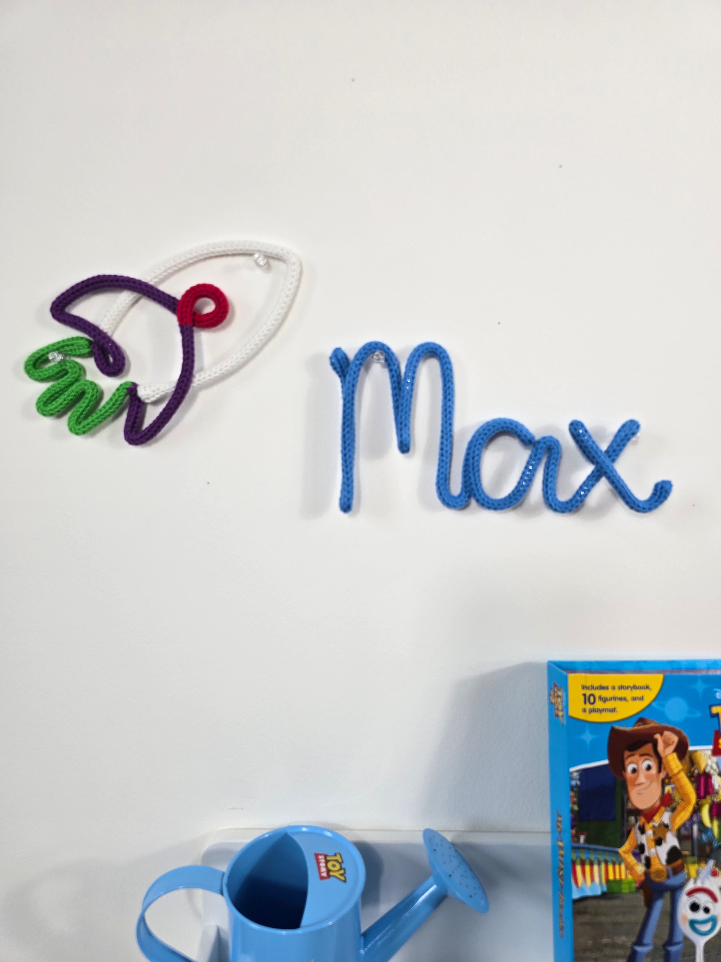 Toy Story Inspired Knitted Wire Wall Decor