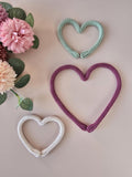 Knitted Wire Heart Wall Decor