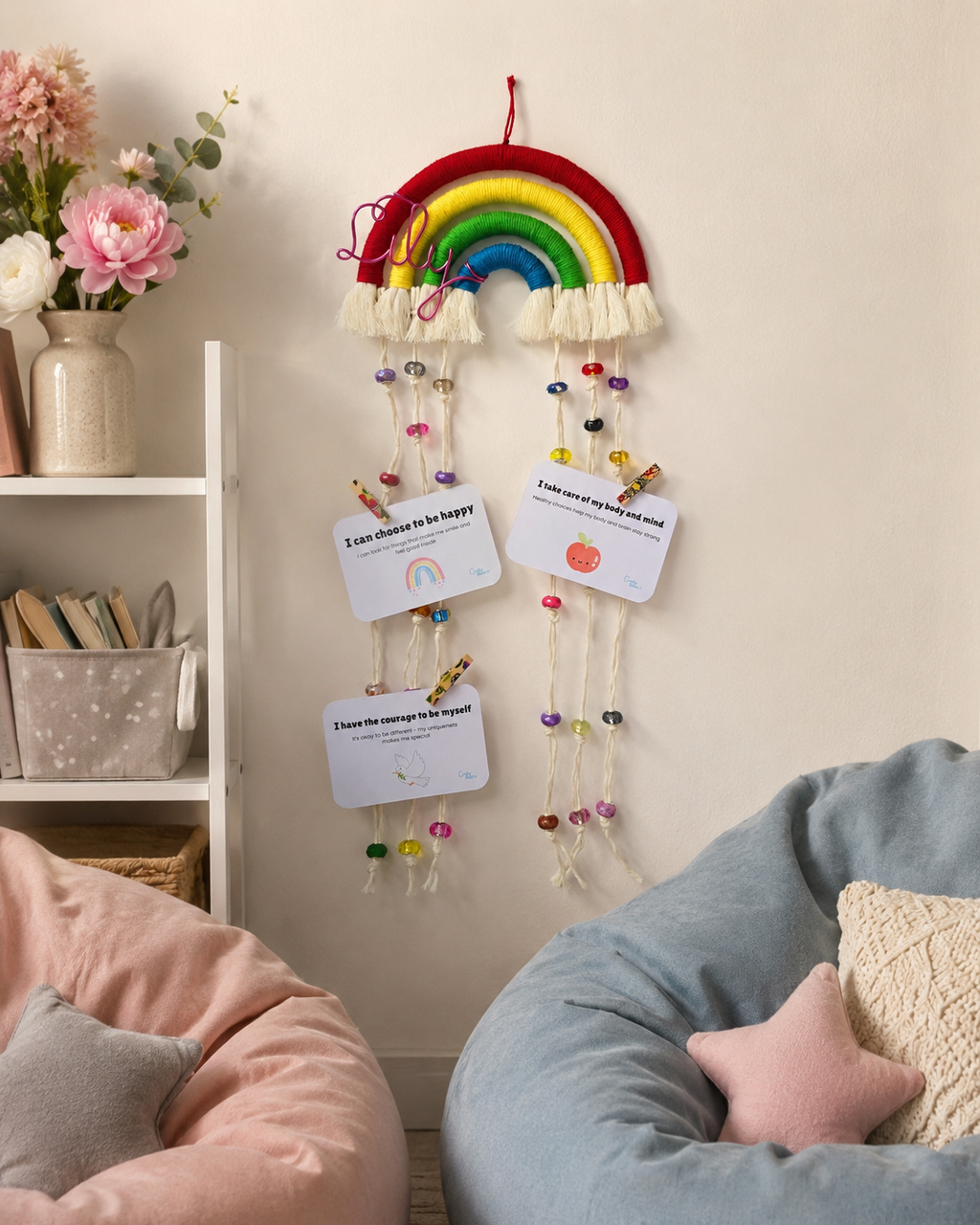 Personalised Kids Affirmation Wall Hanging