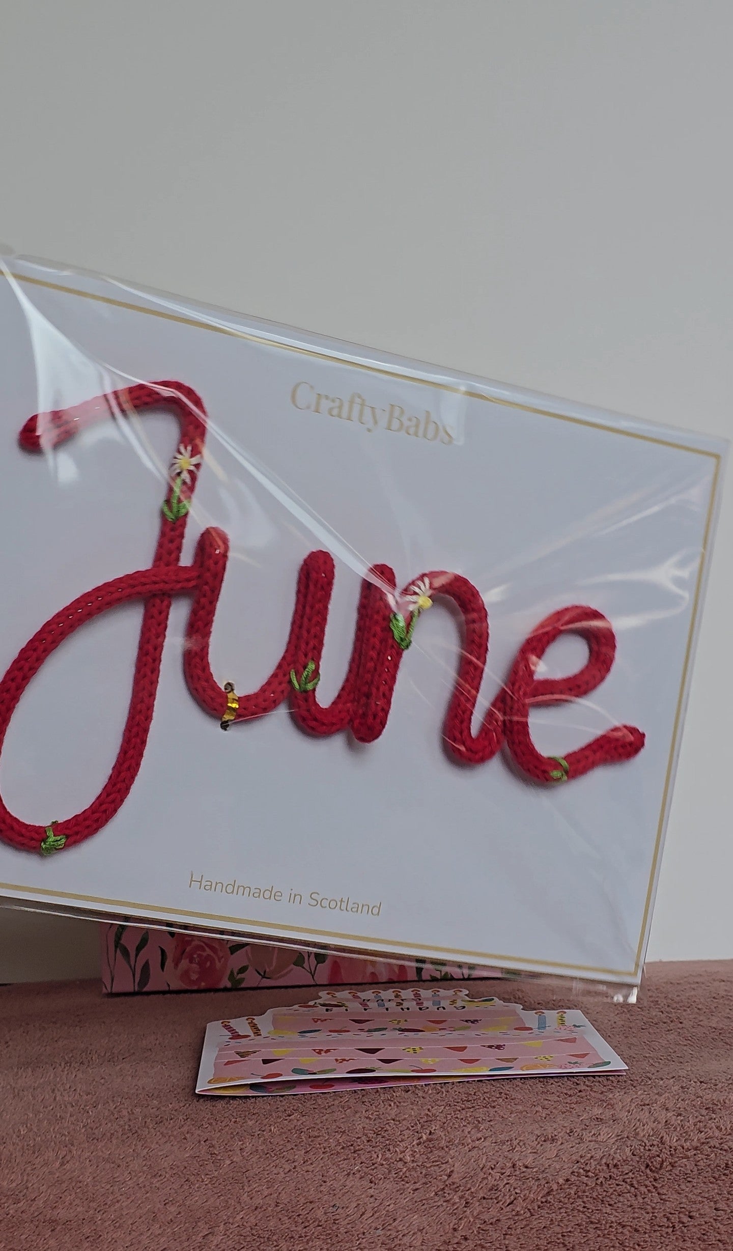 personalised-embroidered-june-name-sign-in a gift-package