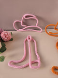 Handmade knitted wire cowboy boot and hat decor in soft cotton yarn