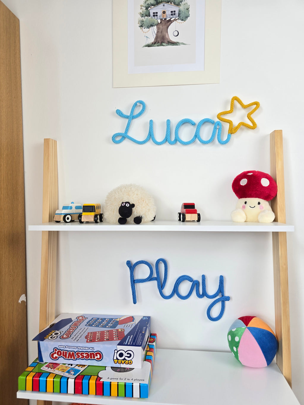 Handmade Play wall decor for toy corner